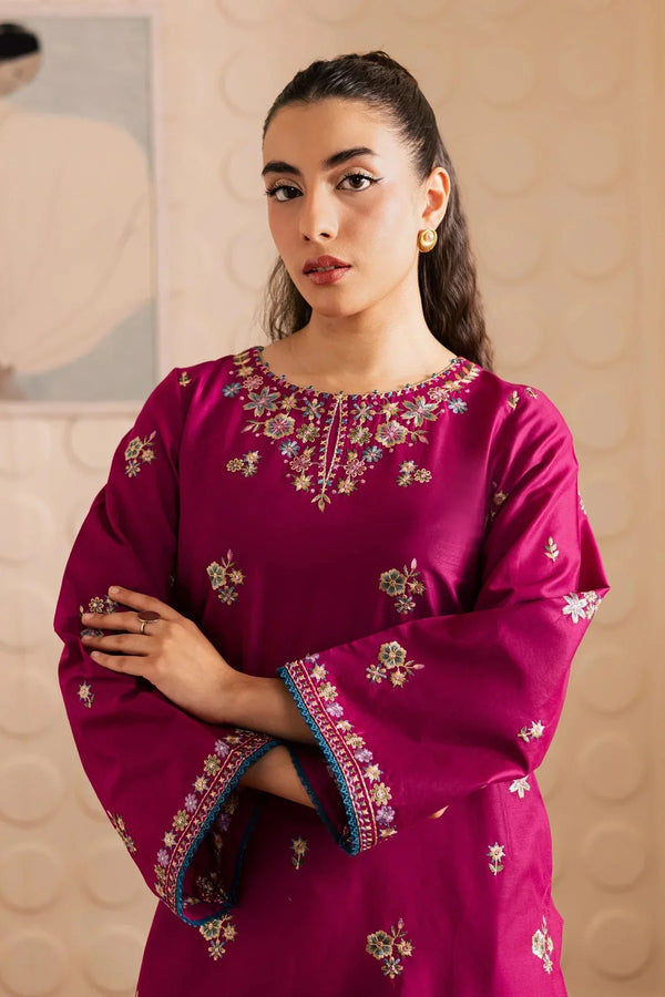 Batik | Premium Embroidered Unstitched Dhanak 2PC Suit