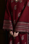 Hina | Premium Embroidered Unstitched Dhanak 3PC Suit