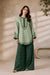 Marjan | Premium Embroidered Unstitched Dhanak 2PC Suit | Sage Green With Bottle Green