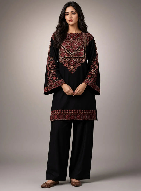 Dastaan | Premium Embroidered Unstitched Dhanak 2PC Suit
