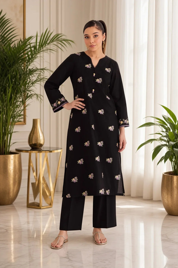 Ethnic | Premium Embroidered Unstitched Dhanak 2PC Suit