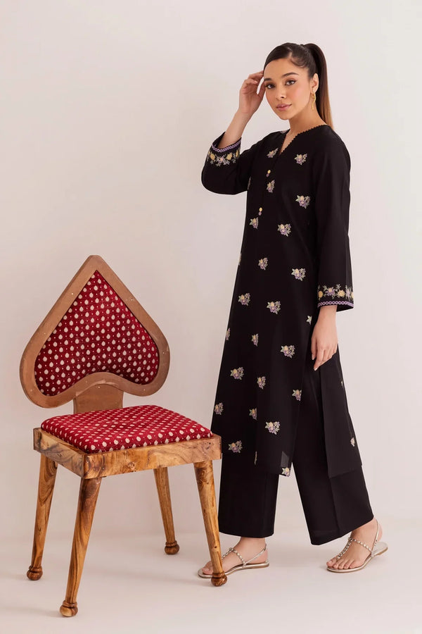 Ethnic | Premium Embroidered Unstitched Dhanak 2PC Suit