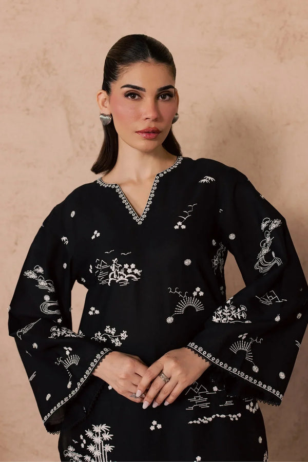 Gulbano | Premium Embroidered Unstitched Dhanak 2PC Suit