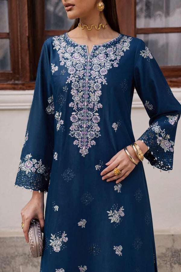 Jogi | Premium Embroidered Unstitched Dhanak 2PC Suit