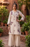 Laiba | Premium Embroidered Unstitched Dhanak 2PC Suit