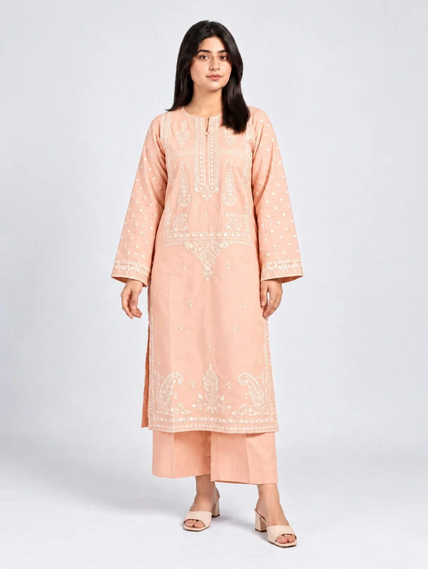 Mahnoor | Premium Embroidered Unstitched Dhanak 2PC Suit