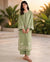 Maria | Premium Embroidered Unstitched Dhanak 2PC Suit | Pistachio
