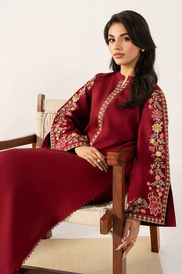 Ramsha | Premium Embroidered Unstitched Dhanak 2PC Suit