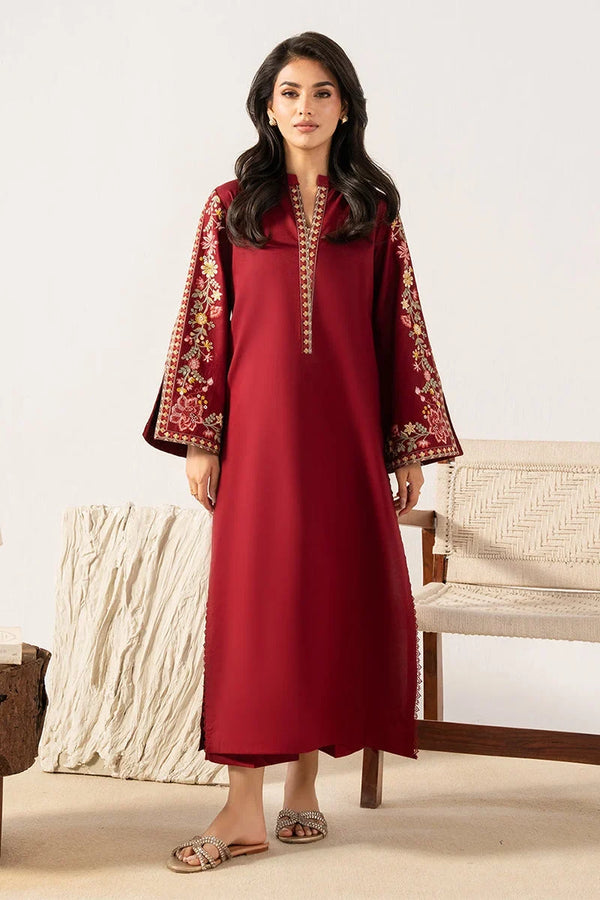 Ramsha | Premium Embroidered Unstitched Dhanak 2PC Suit