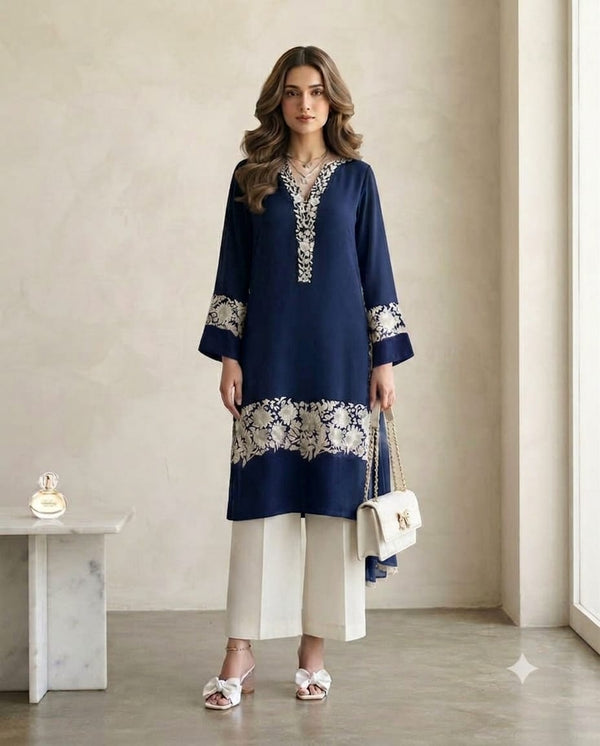 ππ¨π¦ππ₯-β¦-Premium Unstitched Dhanak Embroidered 2pc Suit