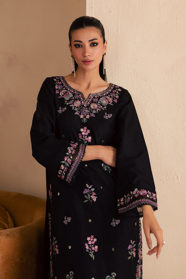 Noore-✦-Premium Unstitched Dhanak Embroidered 2pc Suit