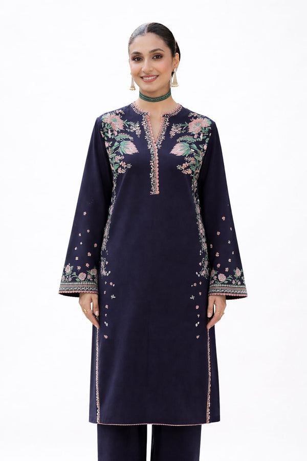 Zyra-✦-Premium Unstitched Dhanak Embroidered 2pc Suit