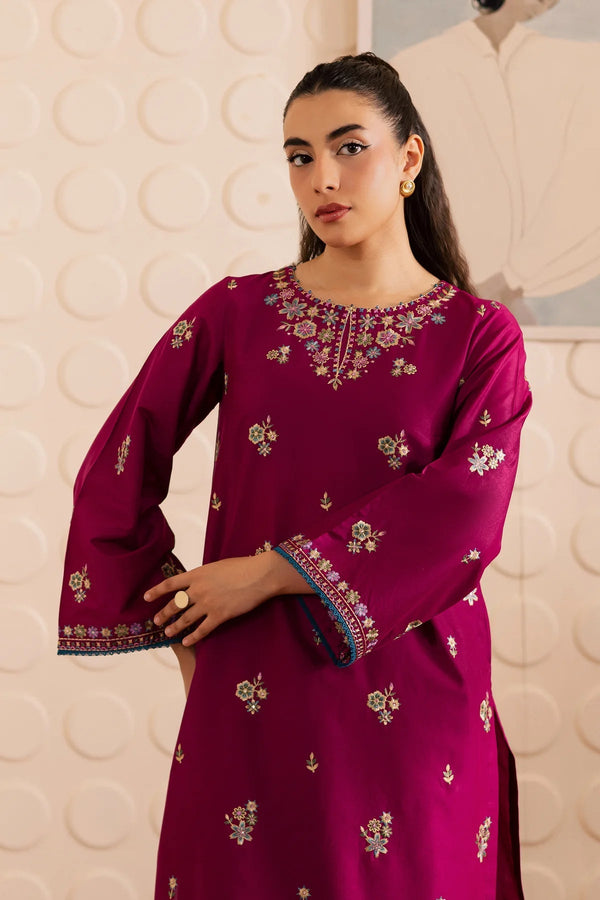 Batik-✦-Premium Unstitched Dhanak Embroidered 2pc Suit