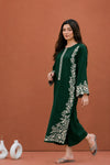 Inaya | Premium Embroidered Unstitched Dhanak 2PC Suit
