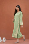 Inaya | Premium Embroidered Unstitched Dhanak 2PC Suit