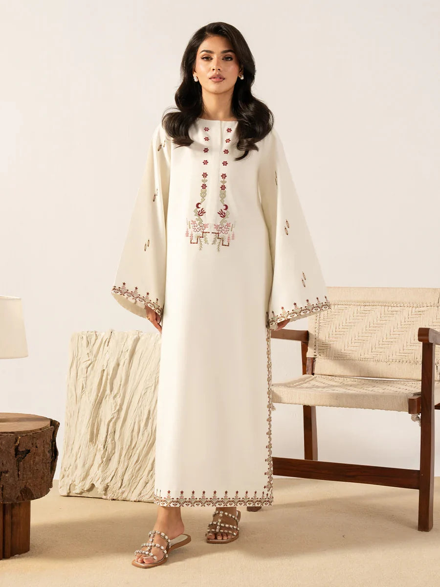 Romaco - Women's Premium Embroidered Lawn 2-Piece Suit – White | Unstitched