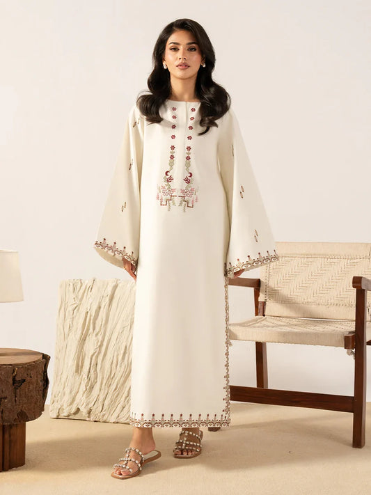Romaco - Women's Premium Embroidered Lawn 2-Piece Suit – White | Unstitched