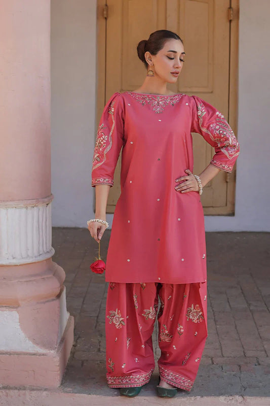 GULMINAY 7022 - EMBROIDERY 2PC LAWN DRESS