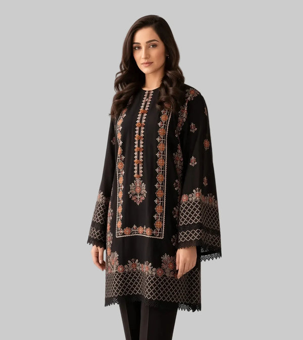 Ahat | Premium Embroidered Unstitched Dhanak 2PC Suit
