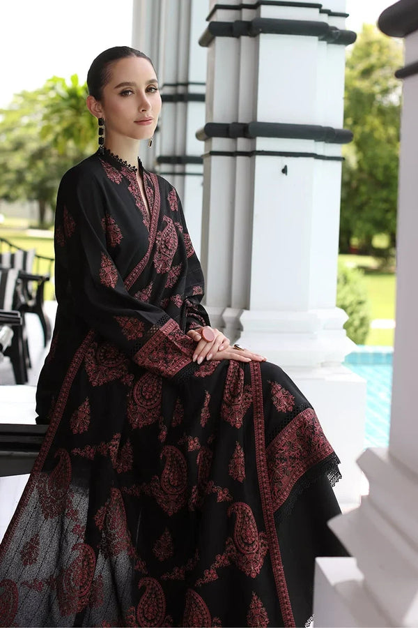 Bareeze | Premium Embroidered Unstitched Dhanak 3PC Suit