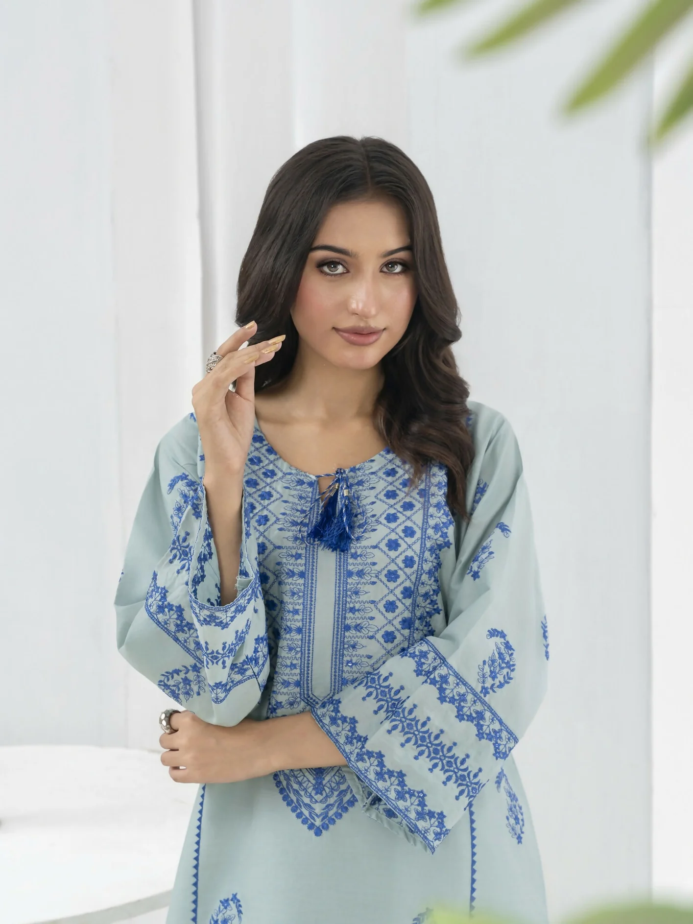 GULMINAY 3247 - EMBROIDERY 2PC LAWN DRESS