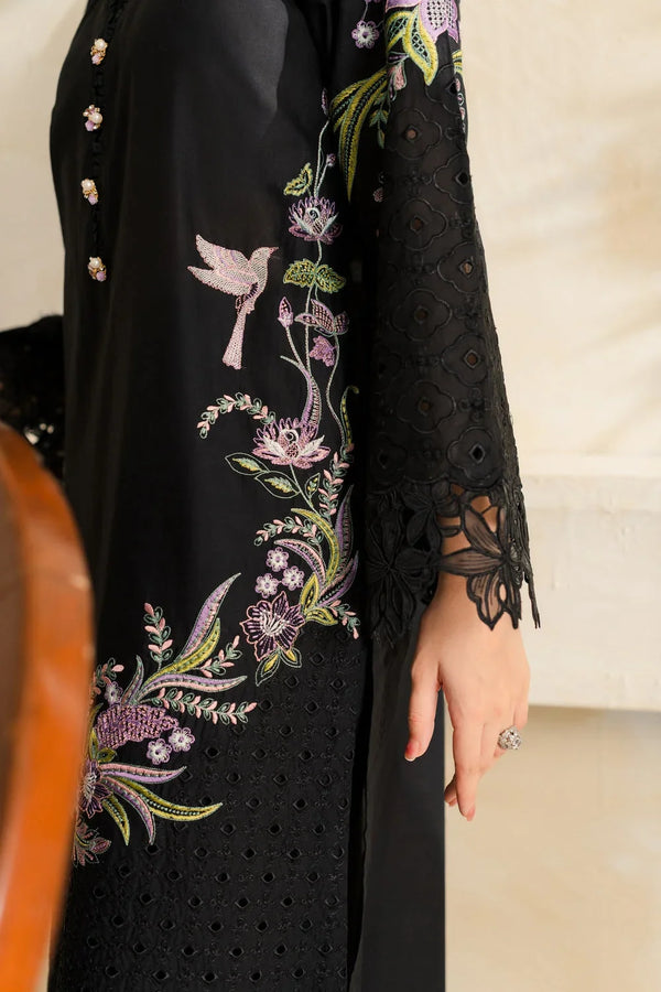 Kyra | Premium Embroidered Unstitched Dhanak 2PC Suit