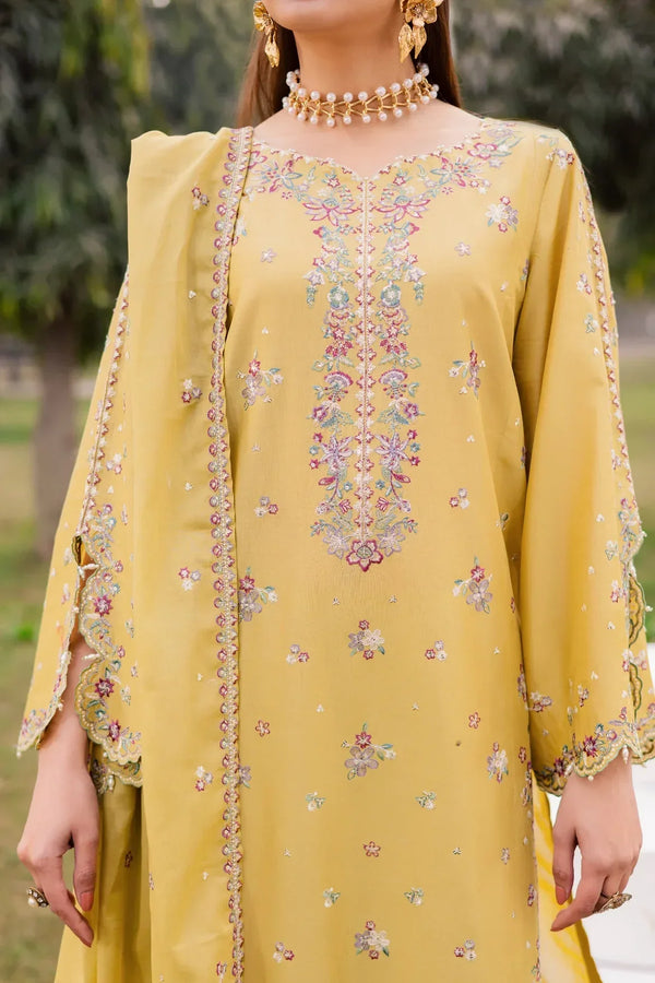 Mist | Premium Embroidered Unstitched Lawn 3PC Suit