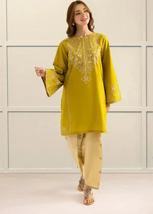 GULMINAY 4289 - EMBROIDERY 2PC LAWN DRESS