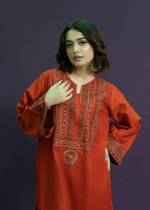 GULMINAY 3256 - EMBROIDERY 2PC LAWN DRESS
