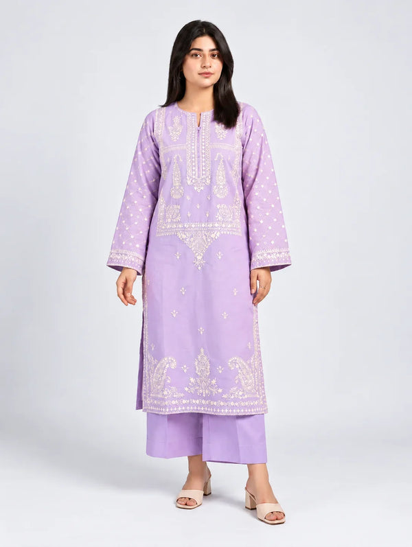 Mahnoor | Premium Embroidered Unstitched Dhanak 2PC Suit