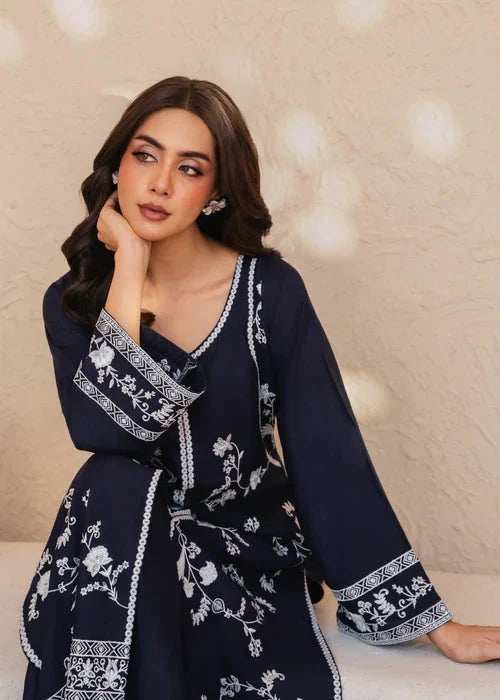 Payal | Premium Embroidered Unstitched Dhanak 2PC Suit