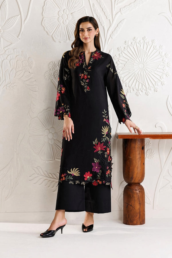 𝗦𝗮𝗯𝗮-✦-Premium Unstitched Dhanak Embroidered 2pc Suit