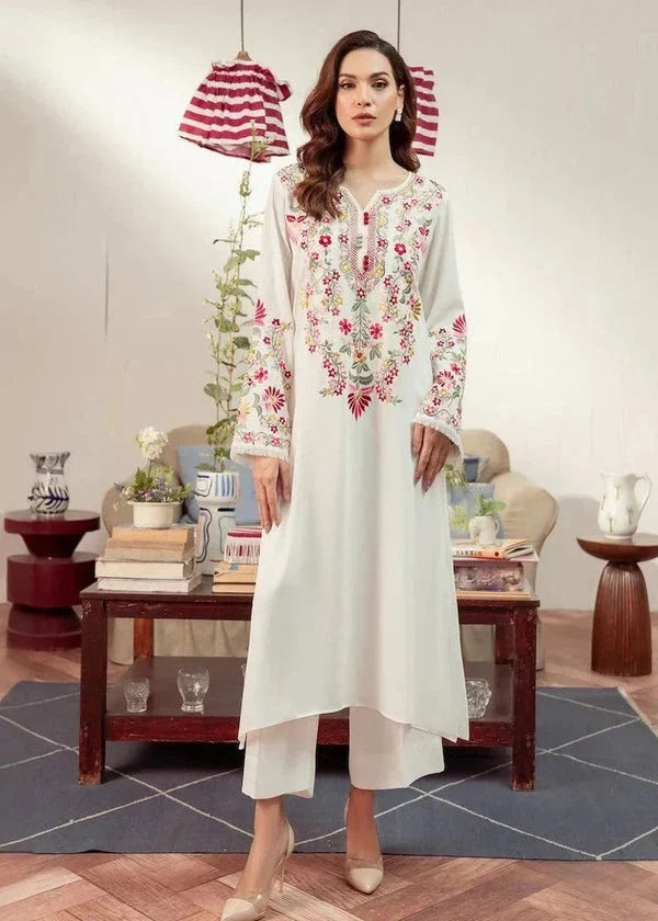 Tamseel | Premium Embroidered Unstitched Dhanak 2PC Suit