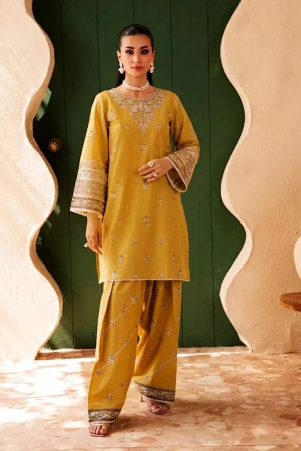Zarif | Premium Embroidered Unstitched Dhanak 2PC Suit